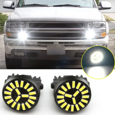 2x 3157 LED Bulbs White 4014 SMD Daytime Running Light DRL Lamp Car Accessories - Image 1 of 4