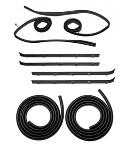 Front Door Window Molding Trim Seal Weatherstrip Kit for GMC C1500 C2500 C3500 - Picture 1 of 7