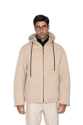 $2800 KITON KNT Ivory Puffer Goose Down Jacket Wool / Cashmere  38 US / 48 EU - Image 1 of 4