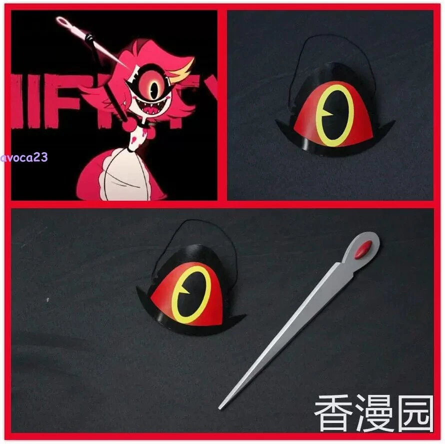Hazbin Hotel Niffty Cosplay Eye Mask One Eyed Mask Hand Prick Cosplay Props - Image 1 of 1