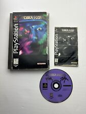 Cyber Sled (Playstation 1 PS1) Complete in Long Box *damaged*  CIB - Tested
