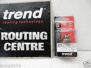 TREND TCT 46/70 CLASSIC 5 MM RADIUS OBERFRÄSER FRÄSER BIT 1/4 ZOLL SCHAFT  - Bild 1 von 1