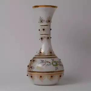 Vaso in opaline Jean Baptiste Desvignes (attr.) con lumeggiature in oro del XIX° - Foto 1 di 1