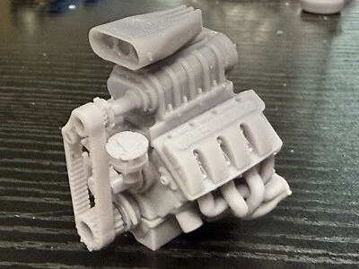 1/16 Blown Ford Boss 429 engine 12k 3d printed - Image 1 of 4