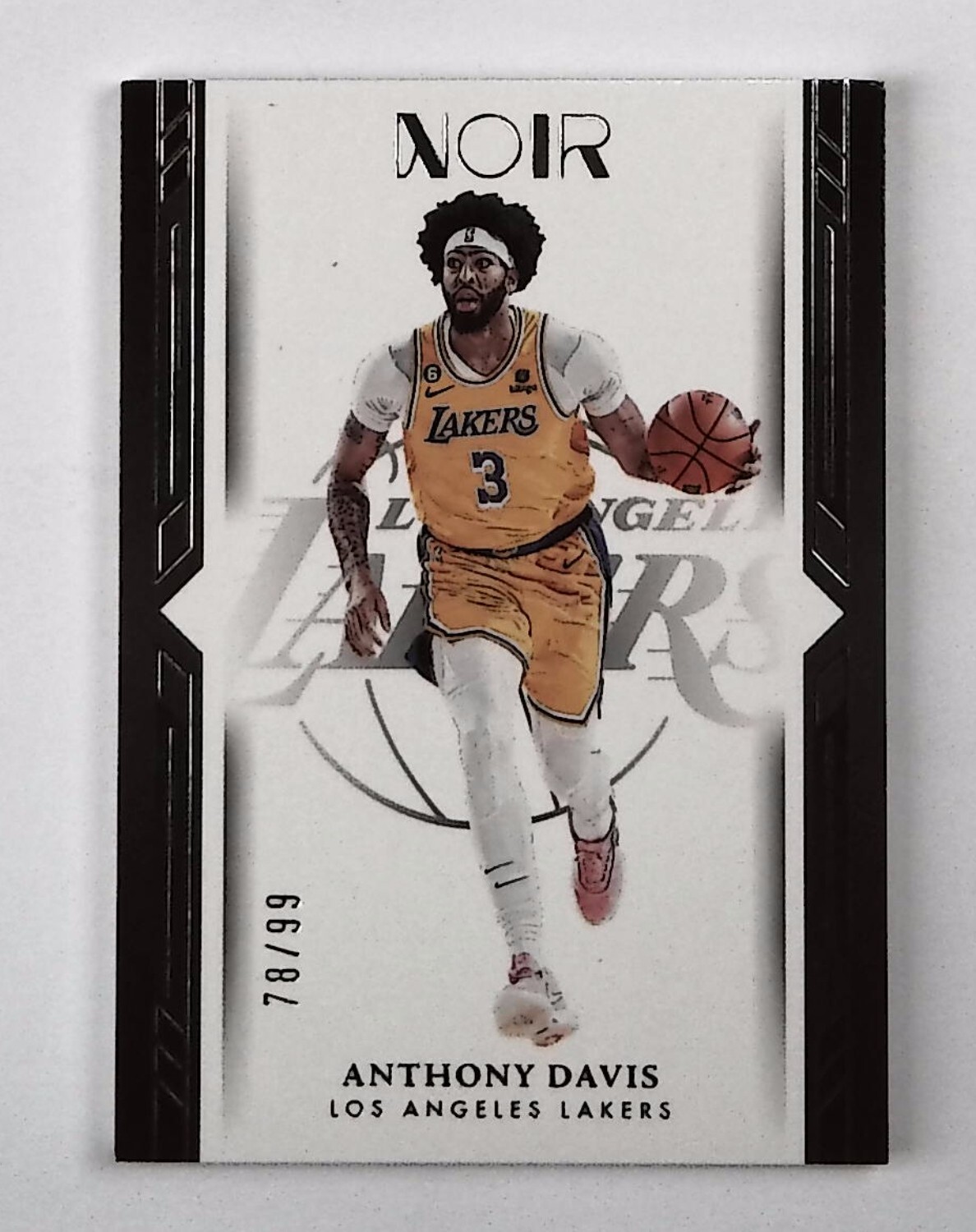 2022-23 Panini Noir Base Icon Edition #101 Anthony Davis /99