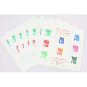 LOT OF 15 BLOCKS NO. 45 MARIANNE COLORS €5.97 NEW STAMPS** FACIAL €89.55 - Picture 1 of 2
