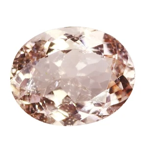 2.02 Ct Pleasant Perfect Oval 10.3 x 7.8 MM Pink Brazil Natural Morganite - Picture 1 of 5