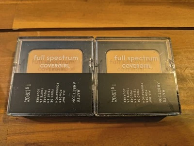2 CoverGirl Full Spectrum Matte Ambition All Day Medium - Full Powder Foundation - Image 1 of 2