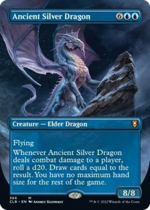 Ancient Silver Dragon (Borderless) -Foil Near Mint MTG - Image 1 of 1