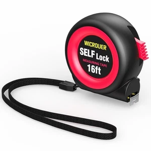 16FT Self-Locking Steel Tape Measure with Imperial & Metric Scale - Picture 1 of 4
