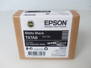 Epson T47A8 Matte Black 50ml für SC-P900 SC-P906 Druckerpatrone Tinte #26 KT - Bild 1 von 2