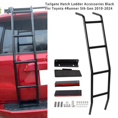 🚀Tailgate Hatch Ladder Accessories Black For Toyota 4Runner 5th Gen 2010-2024 - Image 1 of 4