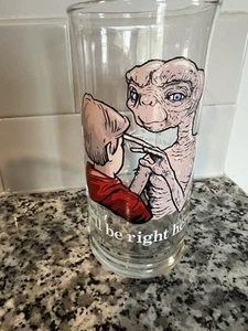 Vintage 1982 LIMITED EDITION E.T. "I'll be right here" Pizza Hut Glas - Bild 1 von 5