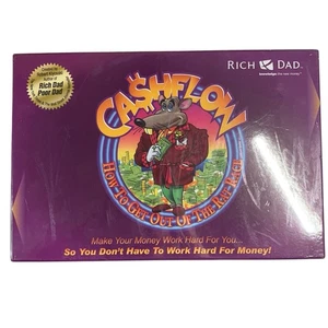 Rich Dad Cashflow 101 Board Game Robert Kiyosaki Money Making Finances NEW - Picture 1 of 3