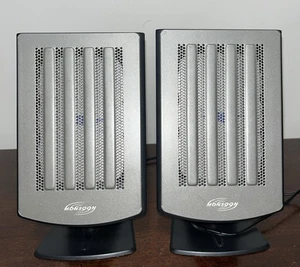 Monsoon Planar Media 7 Płaski panel Metalowy grill Głośniki multimedialne Zestaw 2 szt. rzadki - Zdjęcie 1 z 6