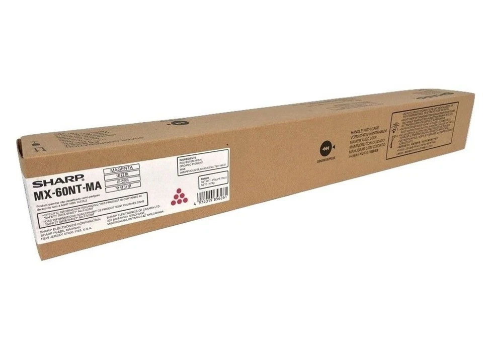 Genuine Sharp MX-60NTMA Magenta Toner Cartridge - Image 1 of 1