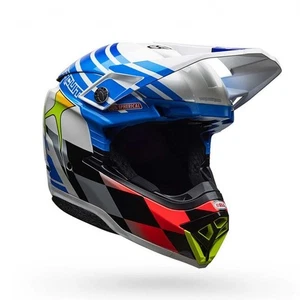 BELL MX Helmet - Moto-10 Spherical Pro Circuit 2025 - Blue/White - Picture 1 of 13