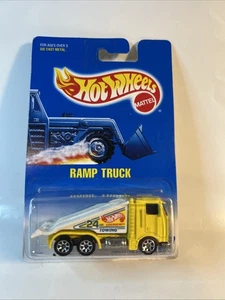 1992 Hot Wheels Mainline, Ramp Truck, Yellow, Collector #187 - Picture 1 of 6
