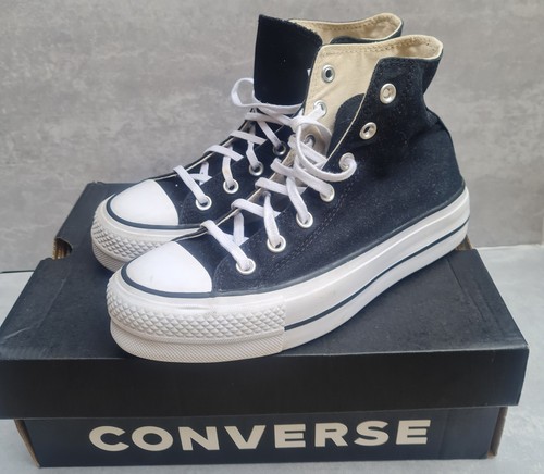 Converse Platform Chuck Taylor All Star High Tops nere platform UK 5 EUR 37 5