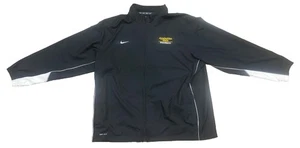 Nike Long Sleeve Rain Jacket App State Football Team Issued Black Mens 3XL - Picture 1 of 2