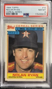 1986 Topps Nolan Ryan Graded PSA 8 NM-MT! HOF Mets Angels Astros - Bild 1 von 1