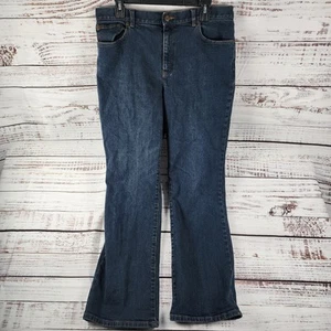 Vintage Y2K Lauren Ralph Lauren Jeans Co Bootcut Jeans 12 Stretch Denim Blue. - Picture 1 of 8