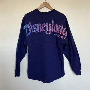 Disney Resort Spirit Jersey Long Sleeve Sparkle Glitter Size Small Mickey - Picture 1 of 4