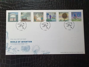 2007 - MUNDO DE LA INVENCIÓN - PORTADA DEL PRIMER DÍA SIN DIRECCIÓN - #1857 - Imagen 1 de 1