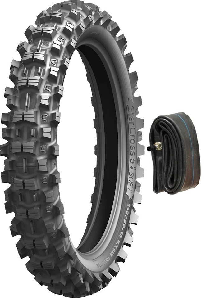 Neumático trasero MICHELIN STARCROSS 5 suave 110/90-19 + tubo HONDA 125 250 450 500 Foto 1 de 1