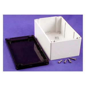 Hammond 1554U2GYSL Boîtier PC Étanche Couvercle Fumé 200 X 120 X 90 Gris - Picture 1 of 1