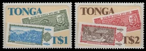 Tonga 1983 - Mi-N.o 859-860 ** - Estampillada sin montar o nunca montada - Banco de Tonga - Imagen 1 de 1
