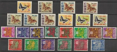 1952-56 South Vietnam Postage Due Stamp,Complete Collection Set Sc # J1-J24 MNH - Image 1 of 3
