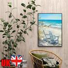Seaside Lounger Oil Paint By Numbers Kits Diy Canvas Wall Art Picture Home Craft