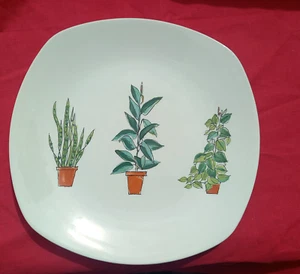 Midwinter PLANT LIFE. Dessert Plate. Diameter 8½ inches.  21.5 cms - Picture 1 of 5