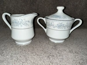 Mikasa "Dresden Rose" L9009 Sugar Bowl & Creamer ~ JAPAN - Picture 1 of 10