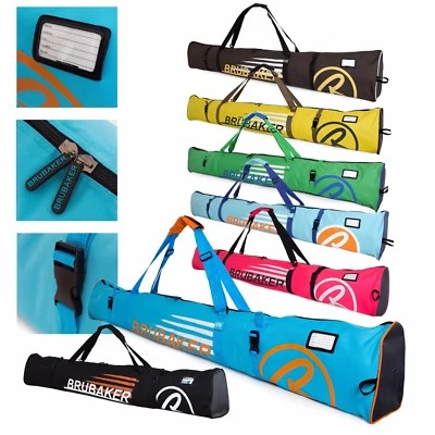 BRUBAKER 'Carver Champion 2.0' Housse à Skis Rembourrée 170 ou 190 CM