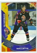 2006-07 Gatineau Olympiques (QMJHL) Maxime Mallette