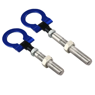 Kit de gancho de remolque delantero + trasero azul para Chevrolet C7 y C8 Corvette GM 2014-2025 Foto 1 de 4