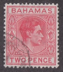Bahamas 1941, 2d red, SG152b, Sc 103B, used. - Picture 1 of 1