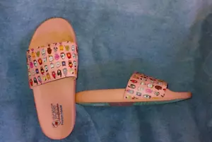 BOB'S Skechers Plush Foam Cabin Pup Dog Graphics Slides Sandals Ladies 7 Eur 37 - Picture 1 of 3