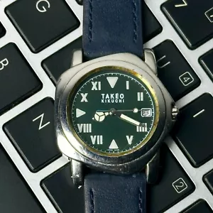 Vintage Takeo kikuchi Asymmetric Design Quartz Men's Watch TKX-502 - Picture 1 of 8