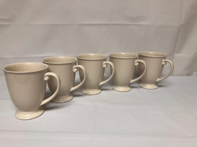 Juego de 5 tazas de café/té crema Ballard Designs 12 OZ Foto 1 de 4