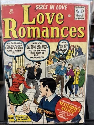 Love Romances #88; Male | low grade - July 1960 Jack Kirby - Image 1 of 4