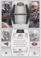 2008 Donruss Gridiron Gear Player Timeline Silver /250 Isaac Bruce #PT-7 HOF