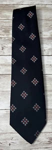 Corbata de cuello clásica cuadrada punteros de moda vintage de poliéster usada en excelente estado 4" x 58" para hombre - Imagen 1 de 11