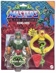 KING HISS MASTERS OF THE UNIVERSE ORIGINS MOTU DELUXE 2022 MATTEL - Picture 1 of 6