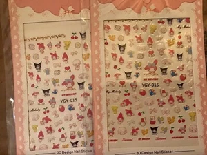 Calcomanías para uñas Hello Kitty Sanrio YGY-015 - Imagen 1 de 2