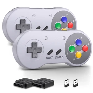 Wireless SNES Gamepad for Super Nintendo Entertainment System SFC Rechargeable - Picture 1 of 97