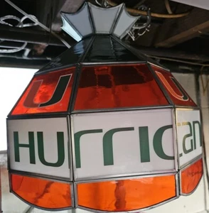 Florida University 16" Hanging Tiffany Lamp - Picture 1 of 2