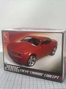 AMT 2006 Red Chevy Camaro Concept 1:25 Scale Plastic Model Kit #63 NEW open box - Picture 1 of 8